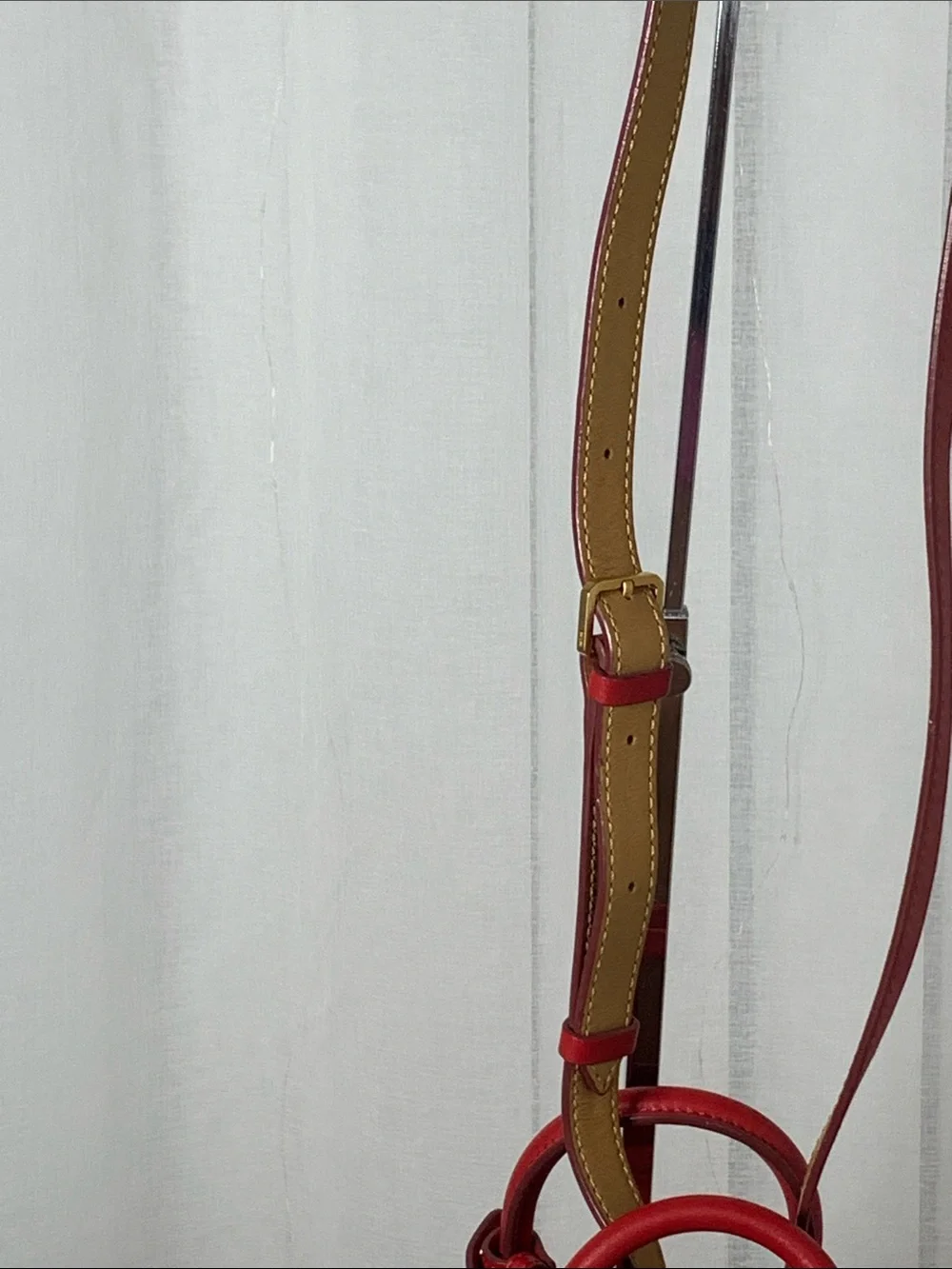 GUC MCM Milla Mini Grained Leather Tote with Matching Wallet